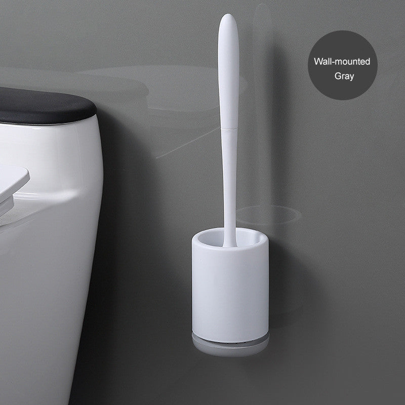 Non-stick Hair Soft Plastic Brush Head Toilet - NOMAN STORE LLC