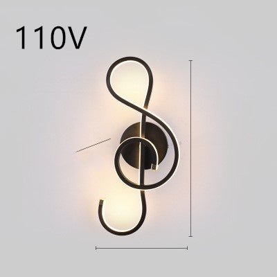 led wall lamp nordic minimalist bedroom bedside lamp - NOMAN STORE LLC