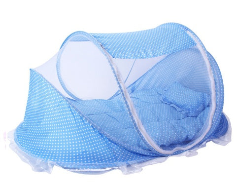 Foldable Baby Bed Net With Pillow Net 2pieces Set - NOMAN STORE LLC