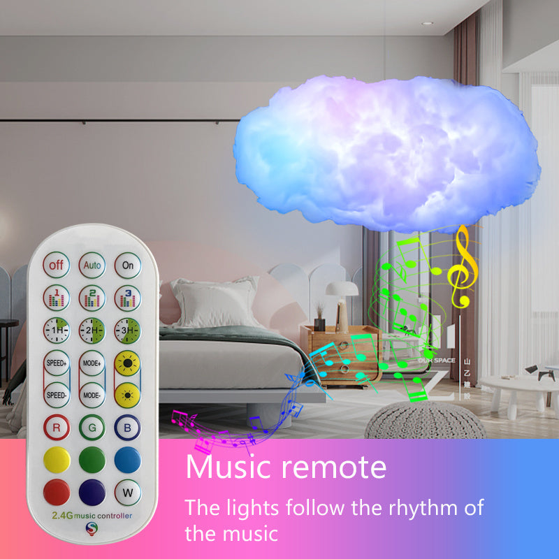 USB Cloud Light APP Control Music Synchronization 3D RGBIC Ambient Light Lightning Simulation Clouds Bedroom Room Light - NOMAN STORE LLC