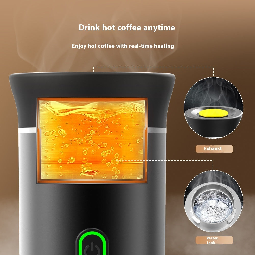Electric Grinder Coffee Travel Handy 3 In1 Espresso Portable Coffee Espresso Maker Machine Cafe Portable Capsule Coffee Machine Kitchen Gadgets - NOMAN STORE LLC
