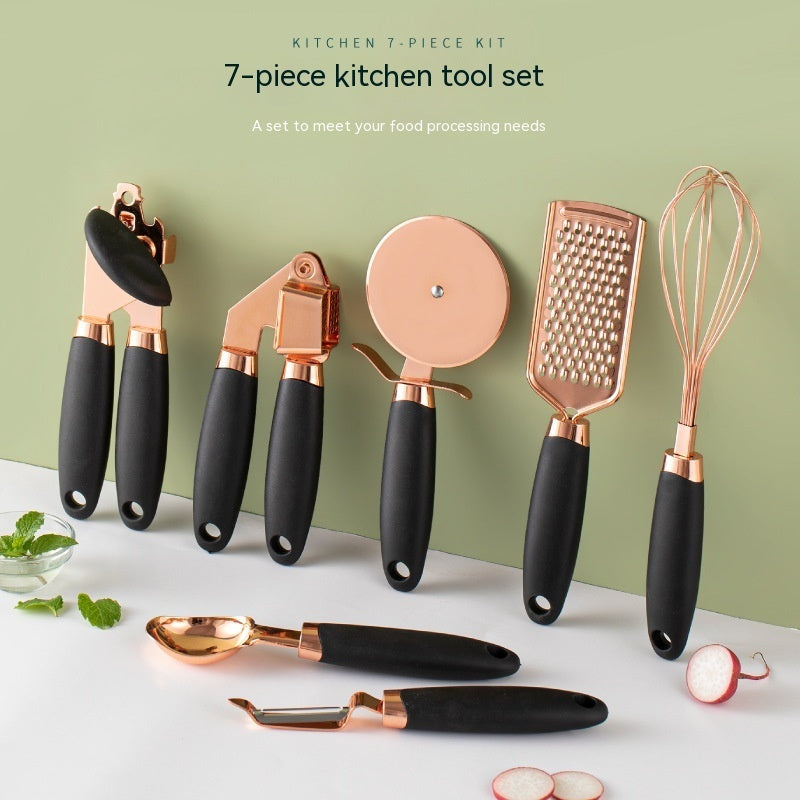 Kitchen Household Peeler Gadget Copper Plating Set - NOMAN STORE LLC