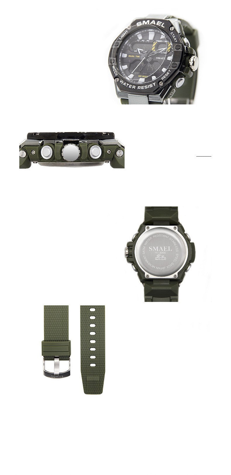 Digital Alloy Electronic Watch Men - NOMAN STORE LLC