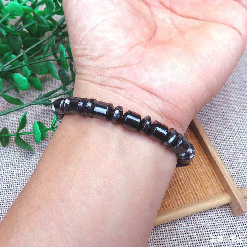 Weight Loss Magnet Bracelets For Women Men Pentagram Stone Magnetic Therapy Bracelets Pain Relief Slimming Health Jewelry - NOMAN STORE LLC