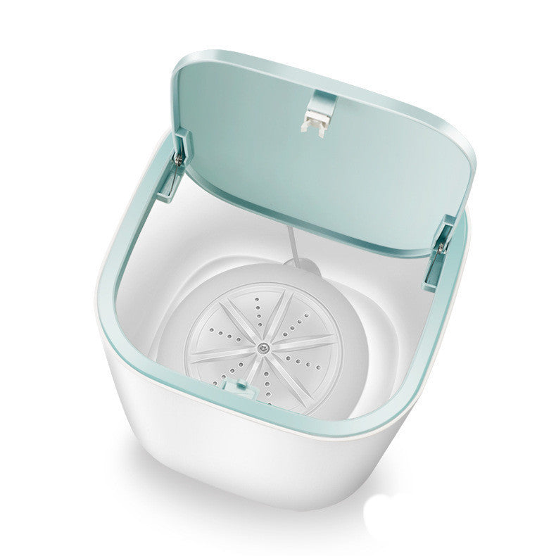 Household Small Laundry Bucket Mini Turbo Table Washing Machine Student Dormitory Underwear Socks Washer - NOMAN STORE LLC