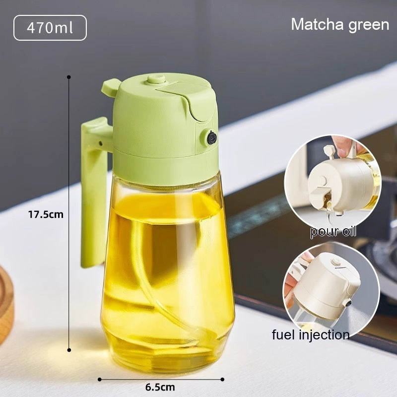 Perfect for Cooking, BBQ, Salad & Air Fryer. 2-in-1 design – Use it for Olive Oil, Vinegar, Soy Sauce & More! - NOMAN STORE LLC