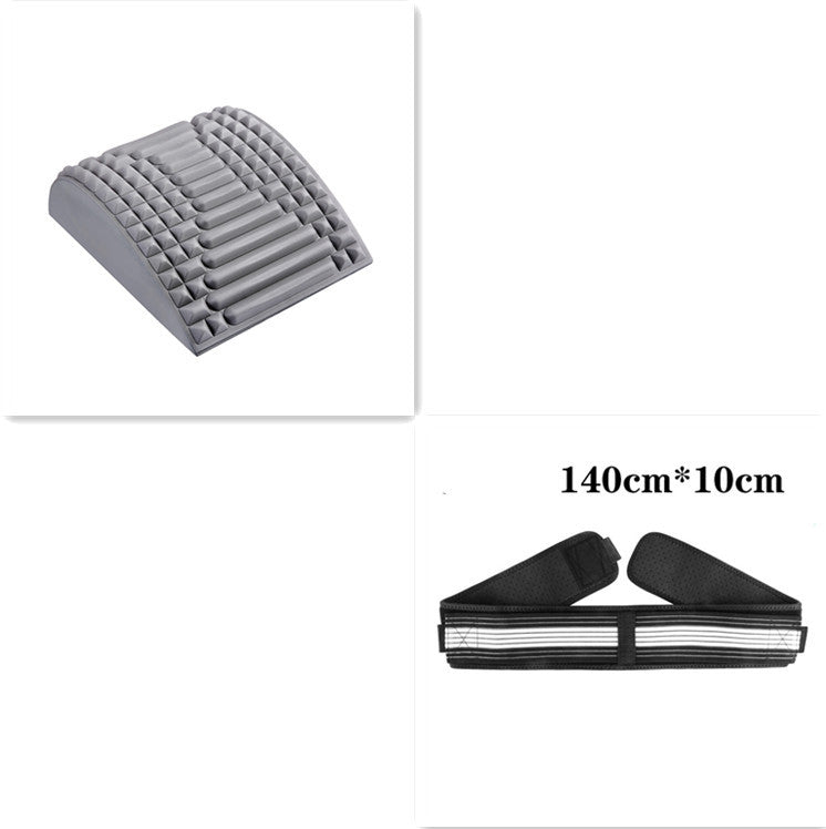 Back Stretcher Pillow Neck Lumbar Support Massager For Neck Waist Back Sciatica Herniated Disc Pain Relief Massage Relaxation - NOMAN STORE LLC