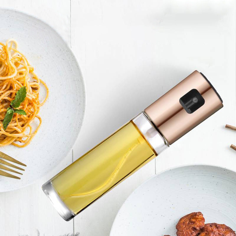 BBQ Healthy Kitchen Cooking Oil Vinegar Spray Bottle Push Type Oil Spray BottlePump Oil Tank Leakproof BBQ Sprayer BBQ Tools Kitchen Gadgets - NOMAN STORE LLC