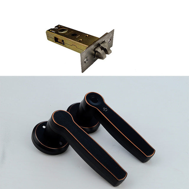 Indoor zinc alloy fingerprint handle lock - NOMAN STORE LLC