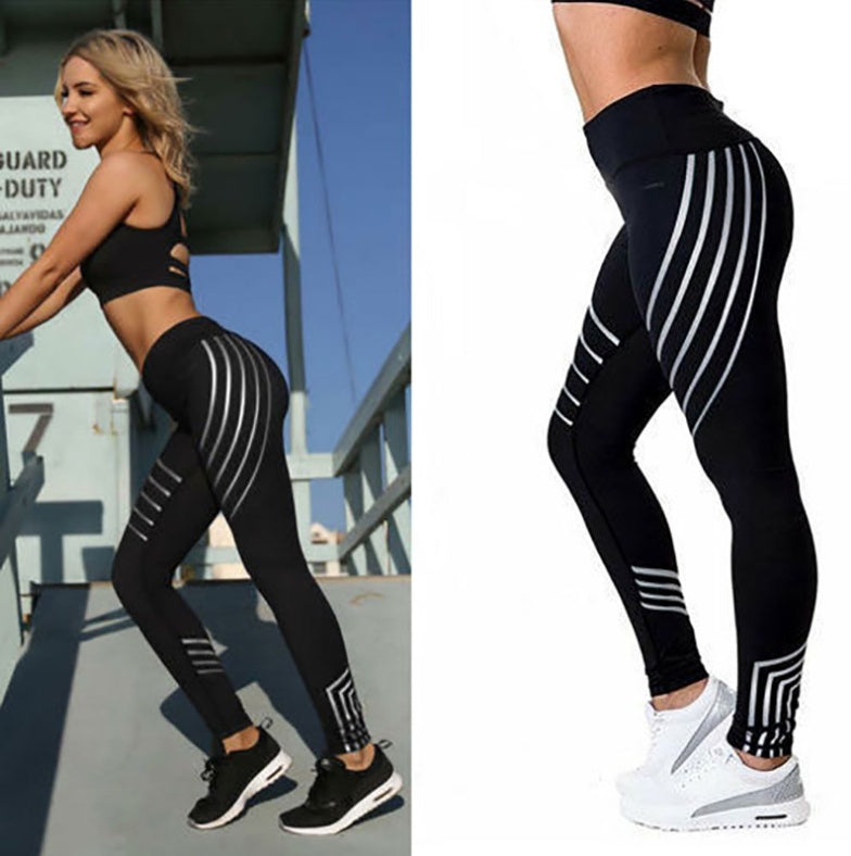 Women Workout Leggings Pants Women Leggins Women Fitness Night Glowing Autumn Winter Leggings Women legins - NOMAN STORE LLC