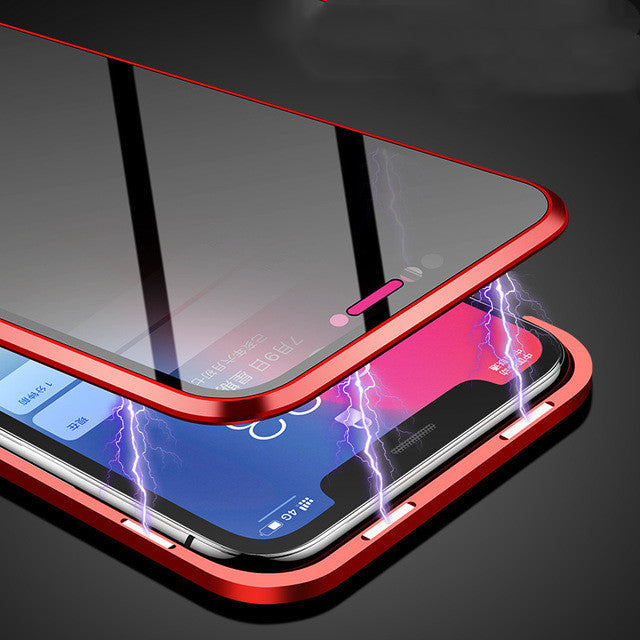 Phone Case Anti-peep Magnetic Protective Shell Magnetic Privacy Glass Case For Phone - NOMAN STORE LLC