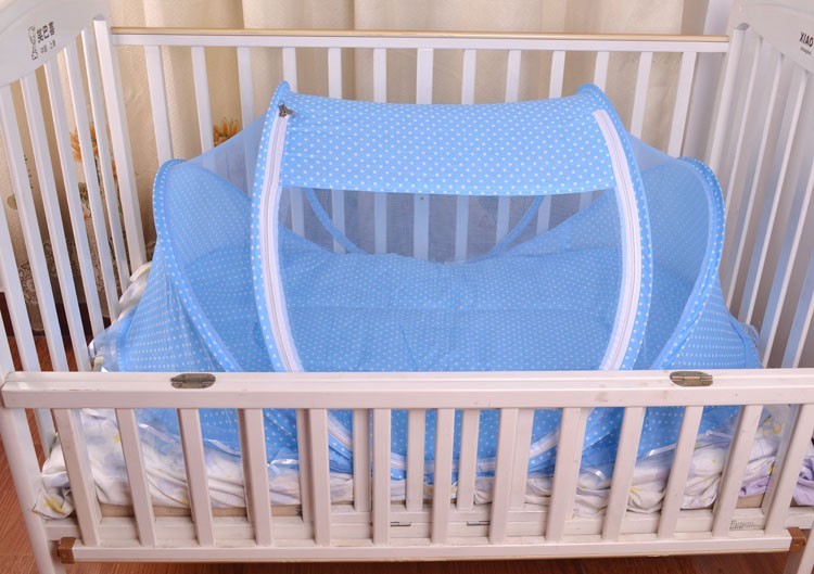 Foldable Baby Bed Net With Pillow Net 2pieces Set - NOMAN STORE LLC