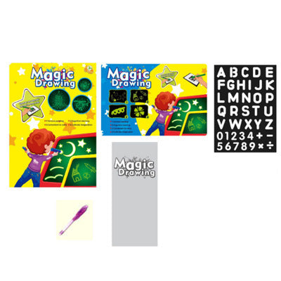Educational Toy Drawing Pad 3D Magic 8 Light Effects Puzzle Board Sketchpad - NOMAN STORE LLC