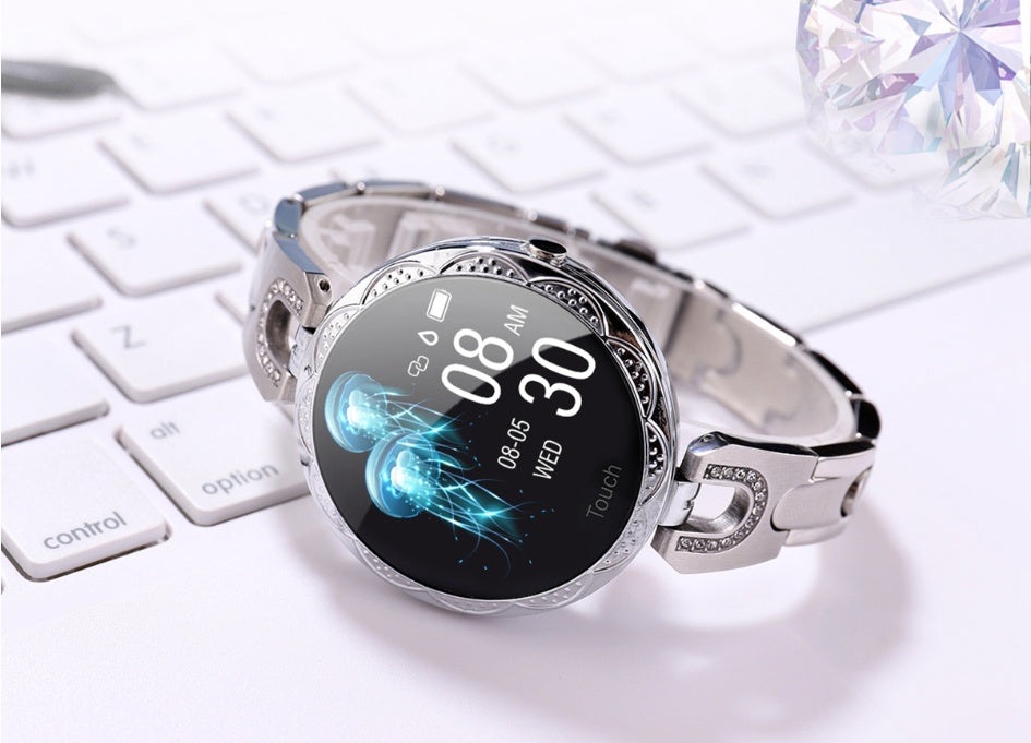 Fashion Women's Smart Watch Waterproof Wearable Device Heart Rate Monitor Sports Smartwatch for Women Ladies - NOMAN STORE LLC