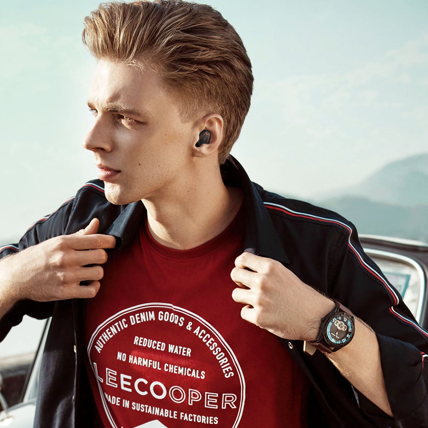 TWS innovative simple wireless bluetooth headset - NOMAN STORE LLC