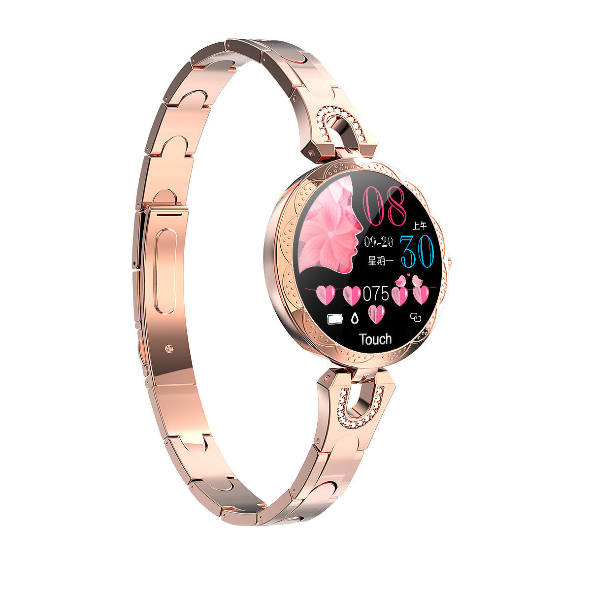 Fashion Women's Smart Watch Waterproof Wearable Device Heart Rate Monitor Sports Smartwatch for Women Ladies - NOMAN STORE LLC
