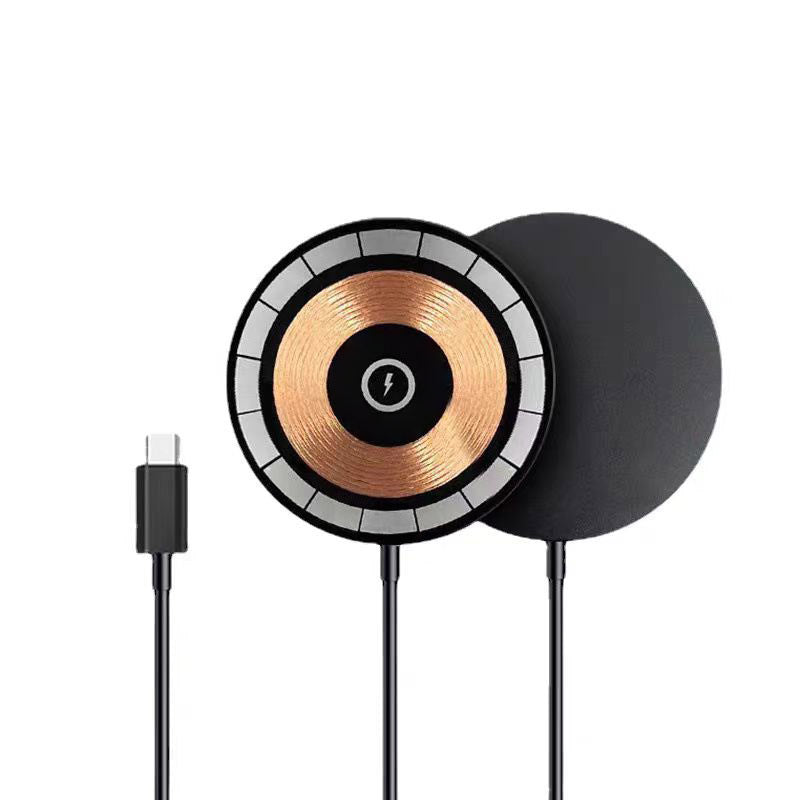 The Qi Wireless Charger 15w Magnetic Wireless Fast Charging Is Suitable For 12, 13, 14, 15 And 16 Mobile Phone Models - NOMAN STORE LLC