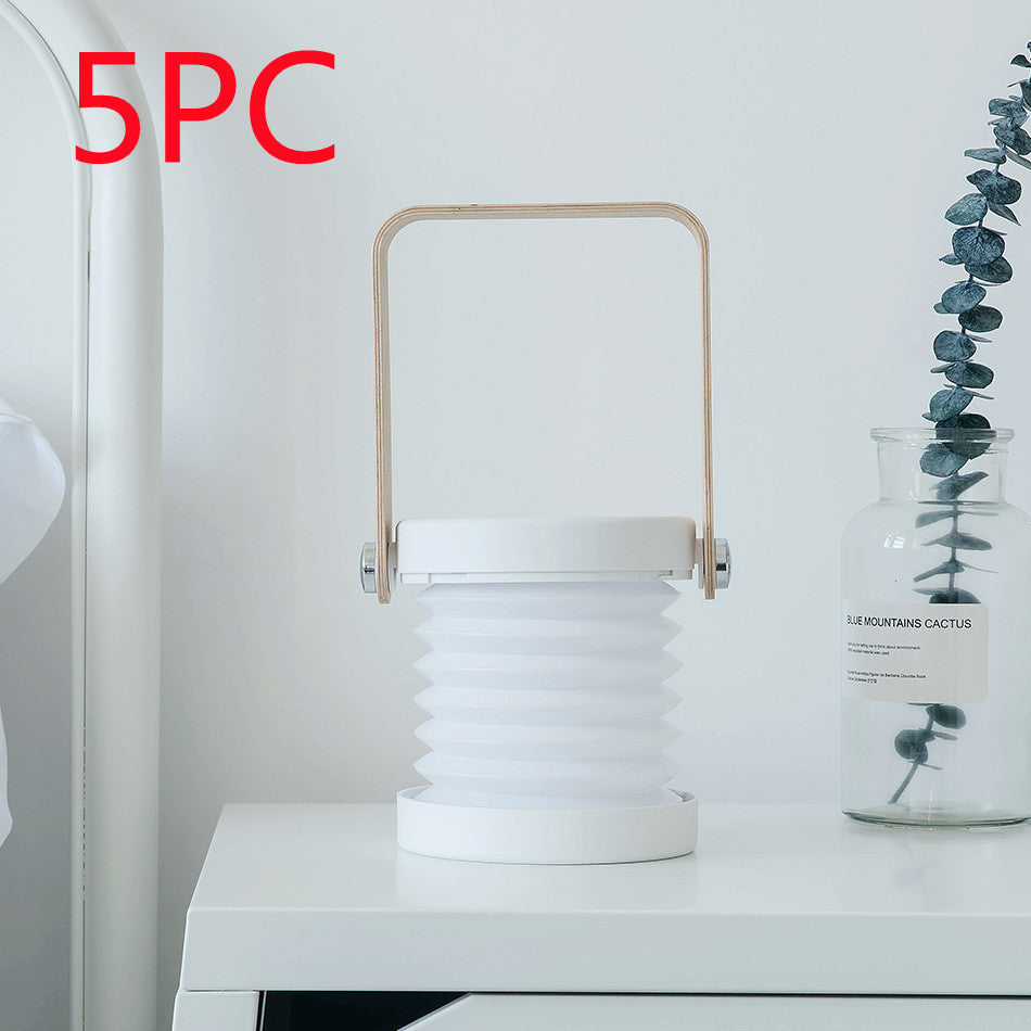 Foldable Touch Dimmable Reading LED Night Light Portable Lantern Lamp USB Rechargeable For Home Decor - NOMAN STORE LLC