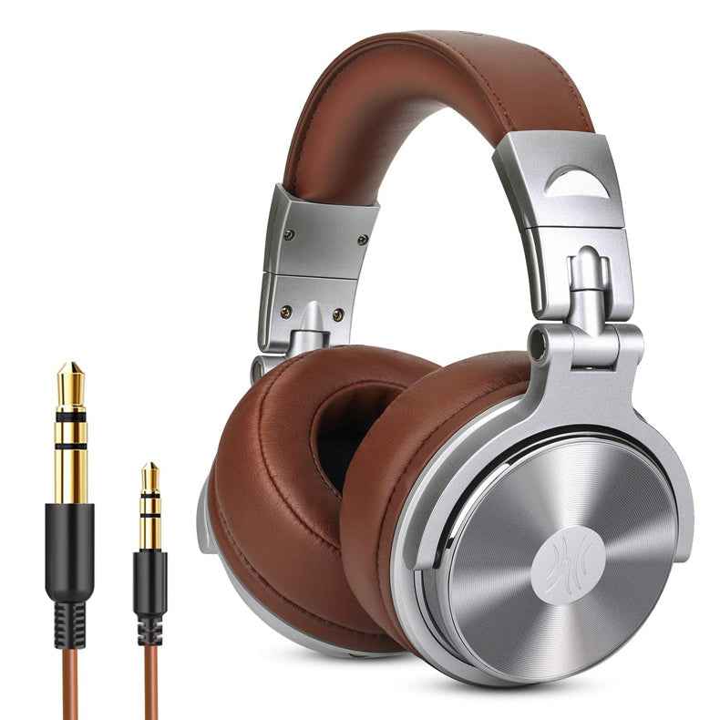 Wired headphones with large earmuffs - NOMAN STORE LLC