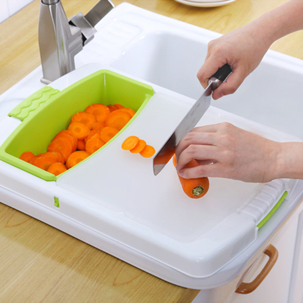 Kitchen drain cutting board - NOMAN STORE LLC