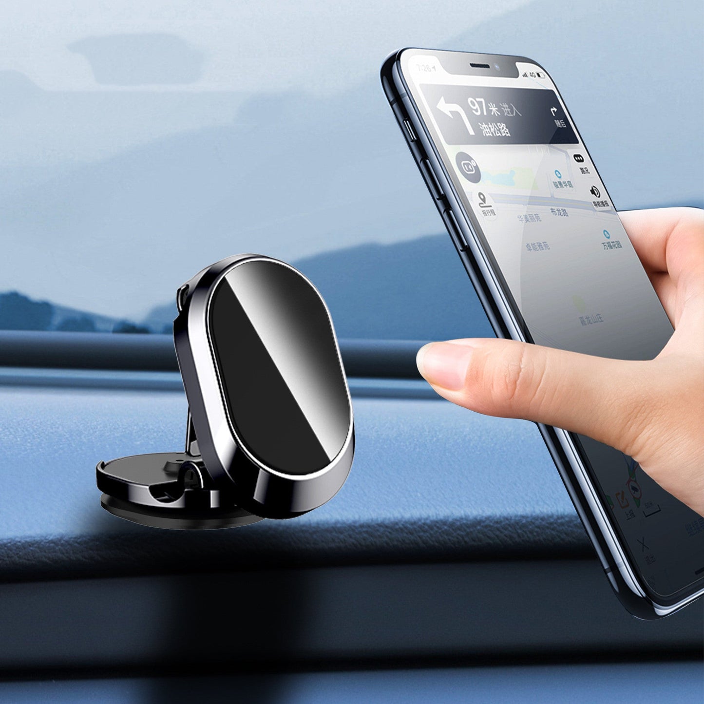 Car Fashion Folding Magnetic Phone Holder - NOMAN STORE LLC