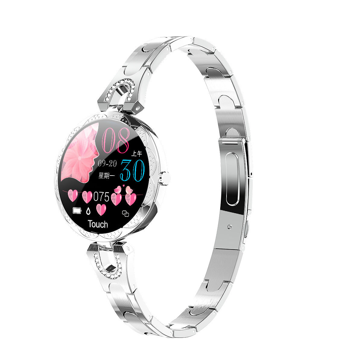 Fashion Women's Smart Watch Waterproof Wearable Device Heart Rate Monitor Sports Smartwatch for Women Ladies - NOMAN STORE LLC