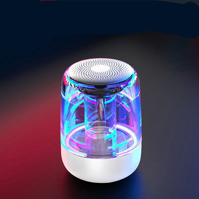 Portable Speakers Bluetooth Column Wireless Bluetooth Speaker Powerful Bass Radio with Variable Color LED Light - NOMAN STORE LLC