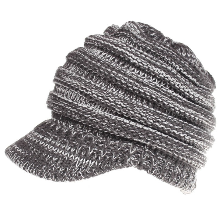 Women Ponytail Beanies Autumn Winter Hats Female Soft Knitting Caps Warm Ladies Skullies - NOMAN STORE LLC