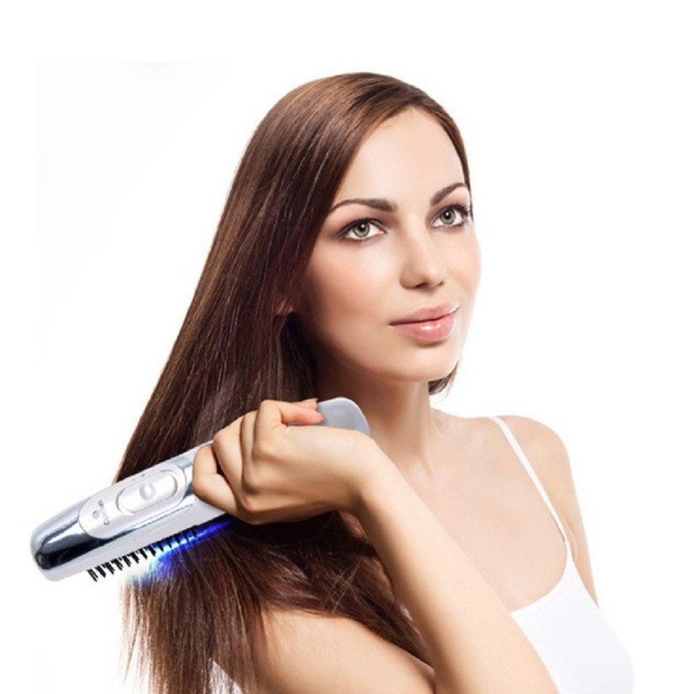 Electric Head Massage Comb Healthy Scalp Vibration Comb Portable Household Battery Massage Comb - NOMAN STORE LLC