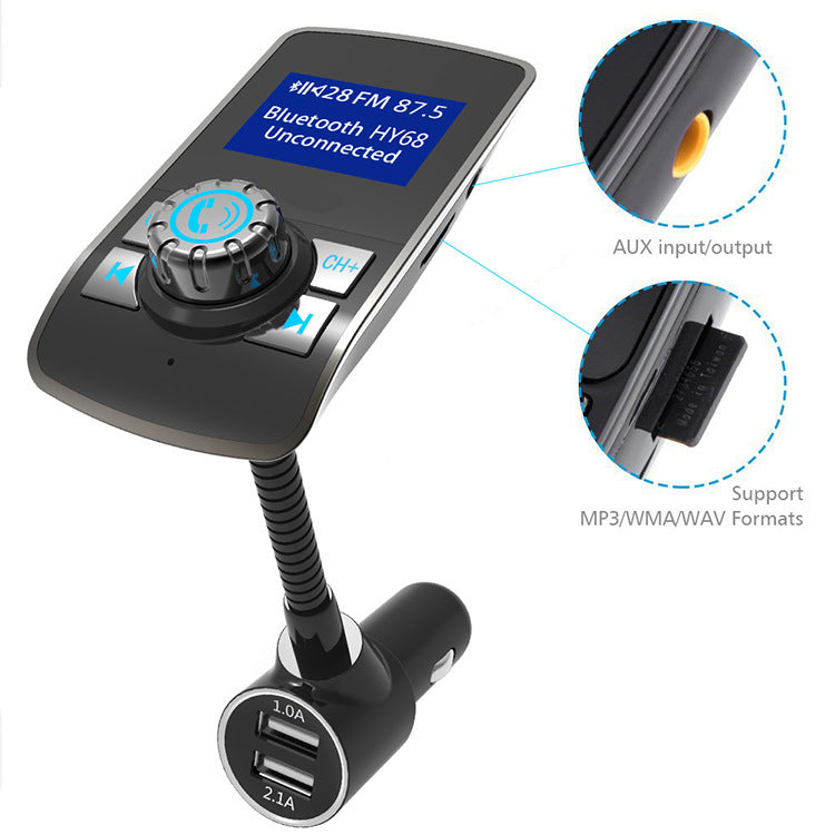Car Bluetooth Mp3 Car FM Transmitter Car Bluetooth Mp3 Player Card - NOMAN STORE LLC