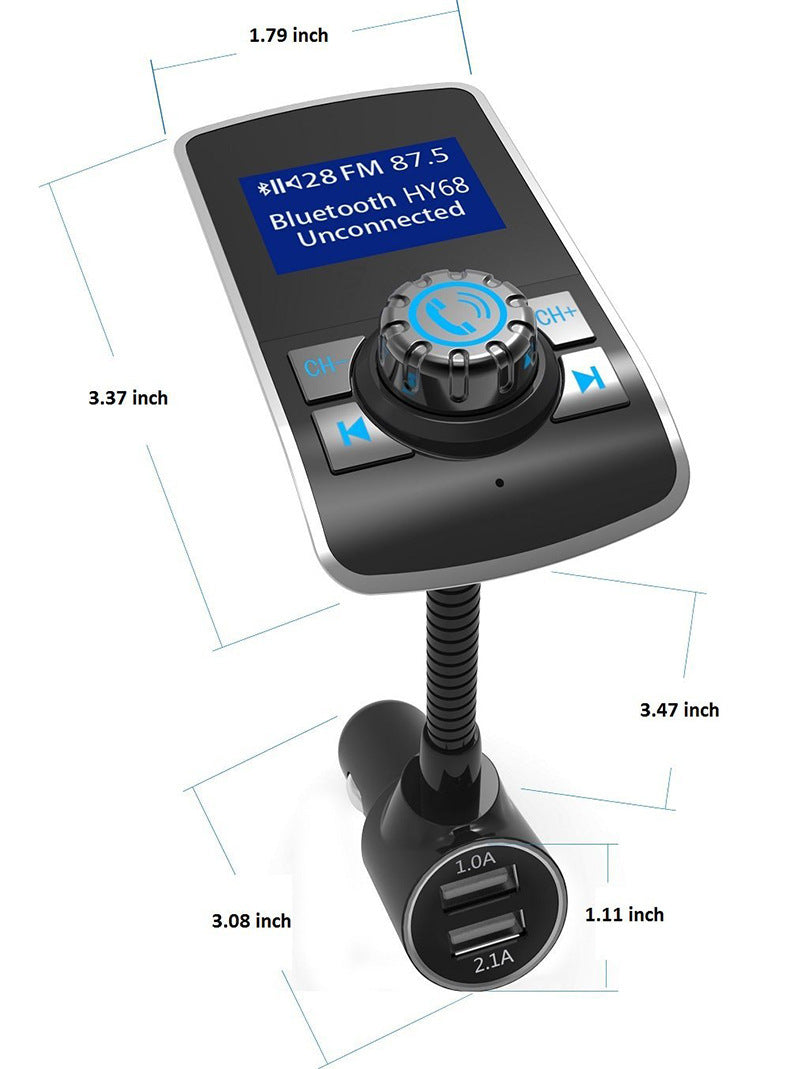 Car Bluetooth Mp3 Car FM Transmitter Car Bluetooth Mp3 Player Card - NOMAN STORE LLC