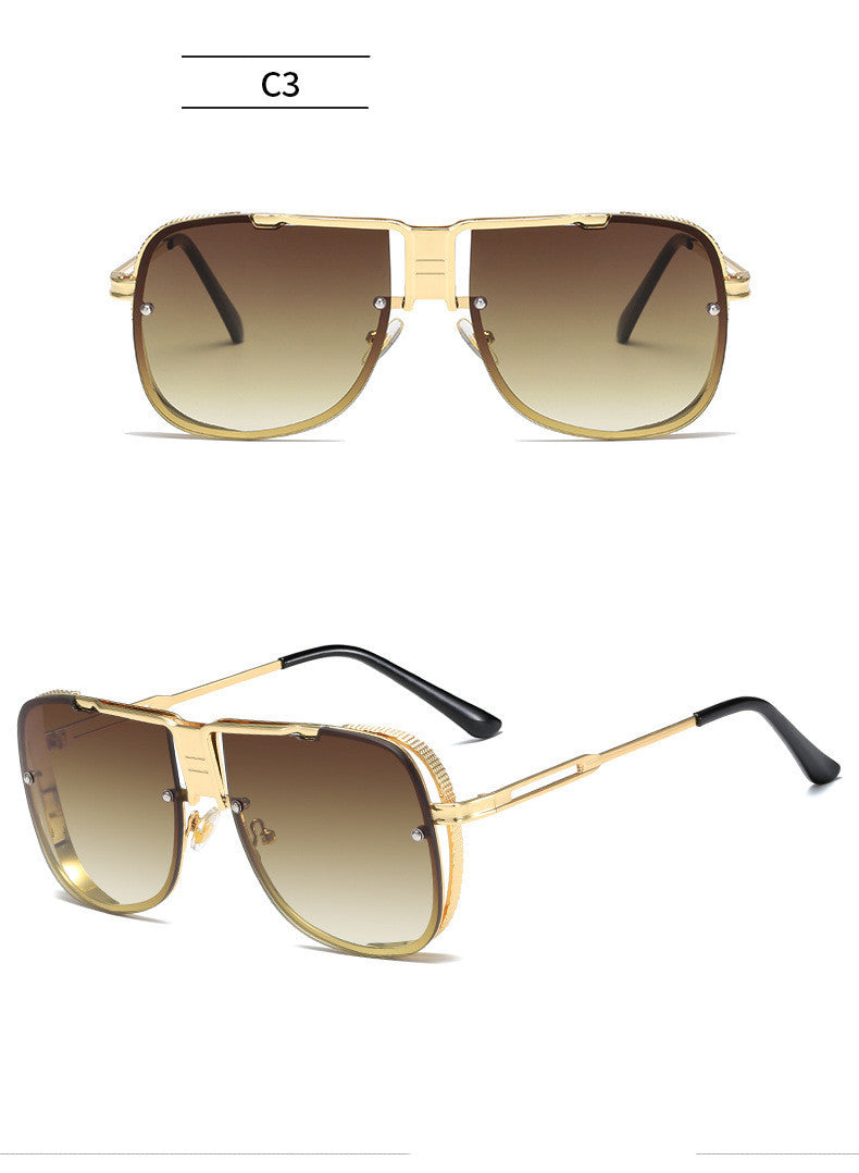 Sunglasses Metal Sunglasses Metal Fashion Street Style Retro Sunglasses - NOMAN STORE LLC