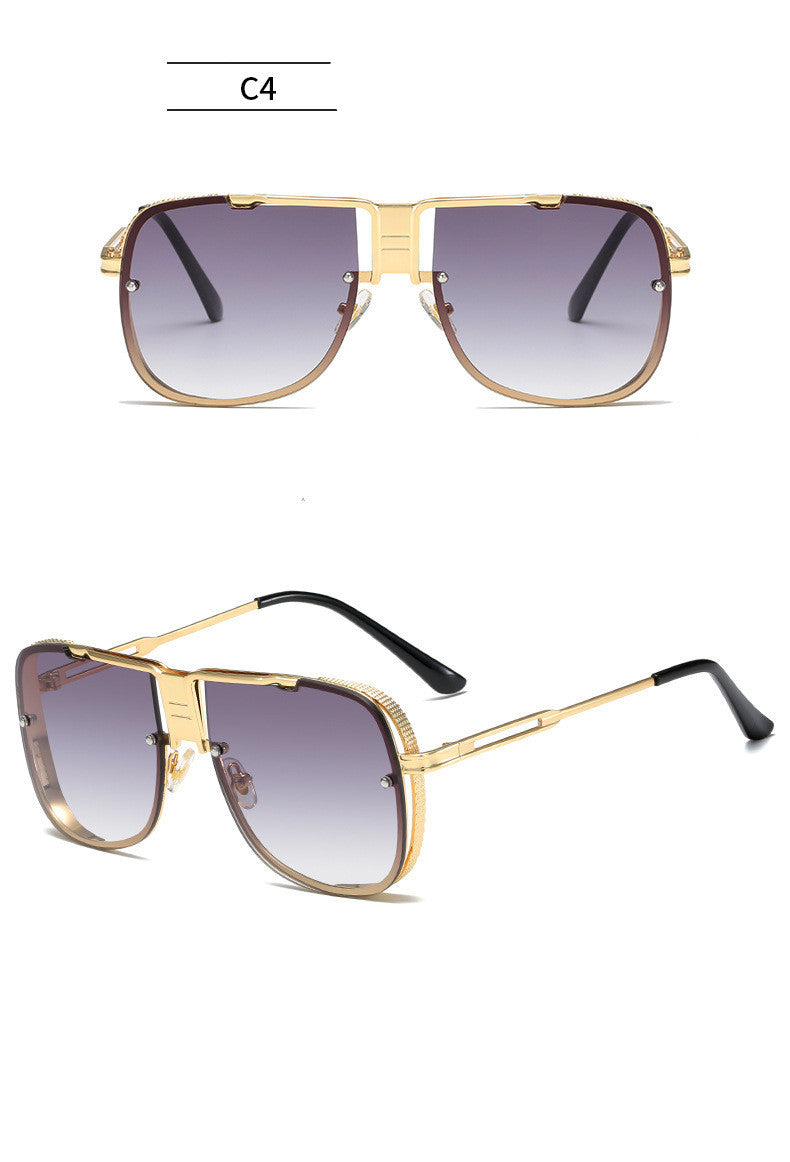 Sunglasses Metal Sunglasses Metal Fashion Street Style Retro Sunglasses - NOMAN STORE LLC