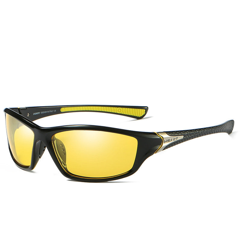 DUBERY Square Sports Style Polarized Sunglasses Men Brand Original Design Sun Glasses Male Ultralight Glasses Frame Goggles - NOMAN STORE LLC