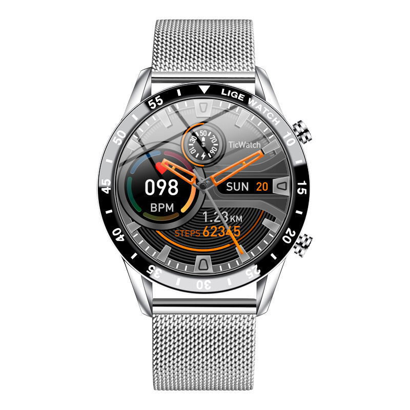 Multifunctional Smart Watch Bluetooth Call Pedometer Blood Pressure And Heart Rate Detection Waterproof Watch - NOMAN STORE LLC
