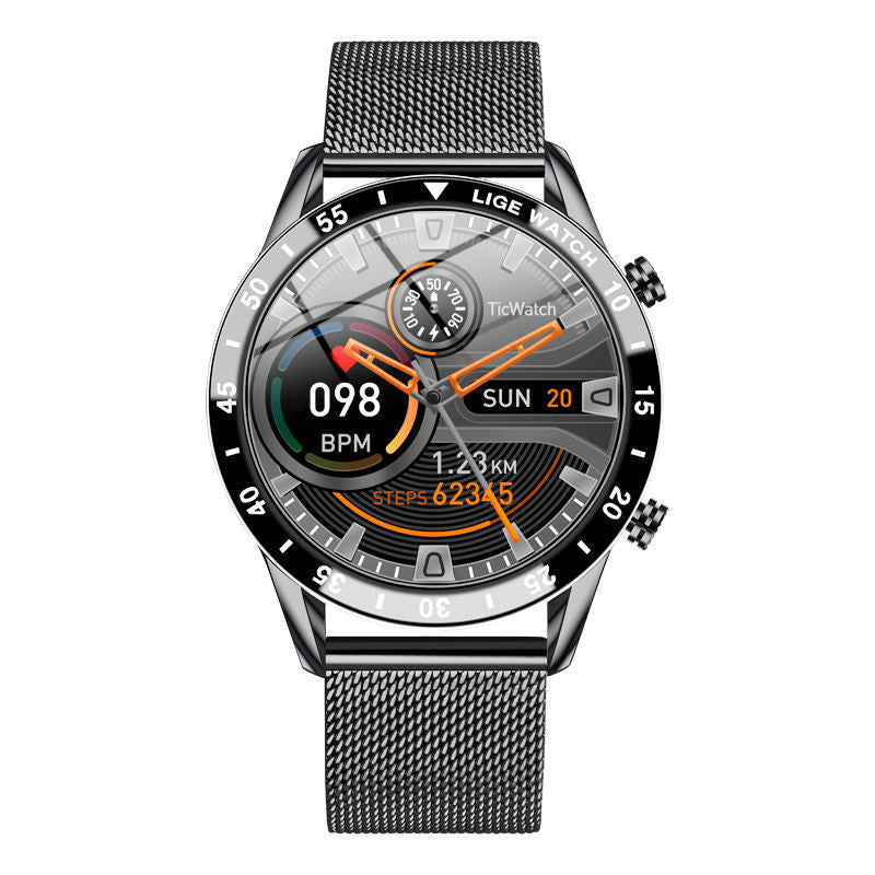 Multifunctional Smart Watch Bluetooth Call Pedometer Blood Pressure And Heart Rate Detection Waterproof Watch - NOMAN STORE LLC