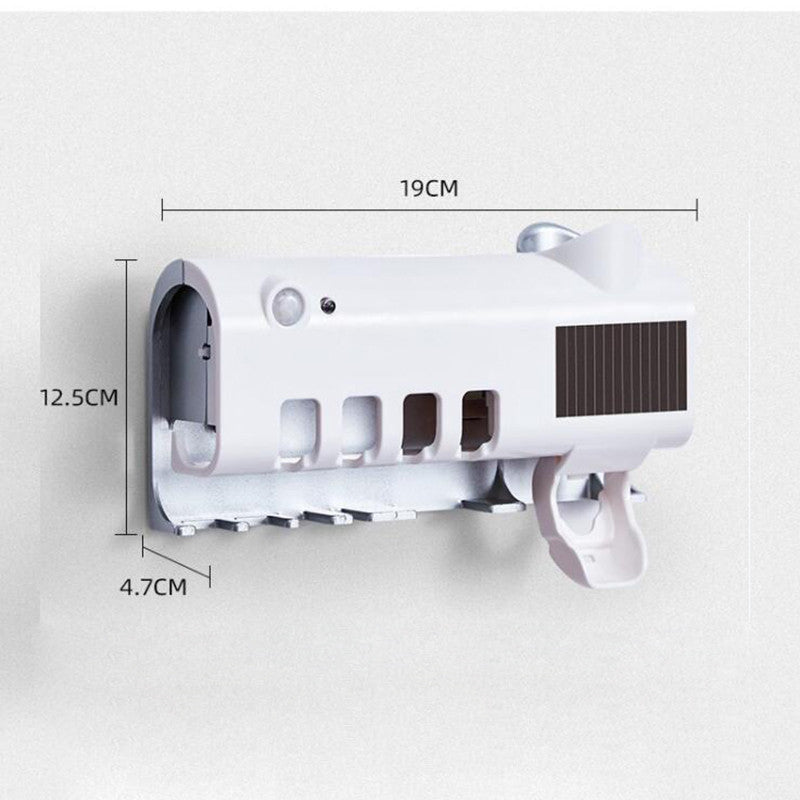 Intelligent UV Toothbrush Sterilizer Automatic Toothpaste Squeezer Toothbrush Toothpaste Rack - NOMAN STORE LLC