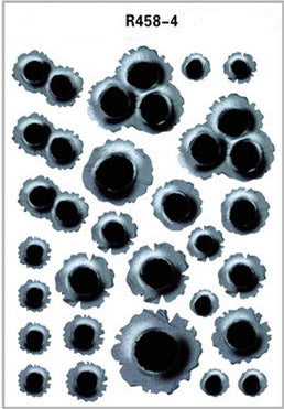 Simulation Bullet Hole Car Sticker, Car Bullet Hole Crack Car Sticker - NOMAN STORE LLC