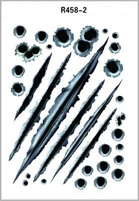 Simulation Bullet Hole Car Sticker, Car Bullet Hole Crack Car Sticker - NOMAN STORE LLC