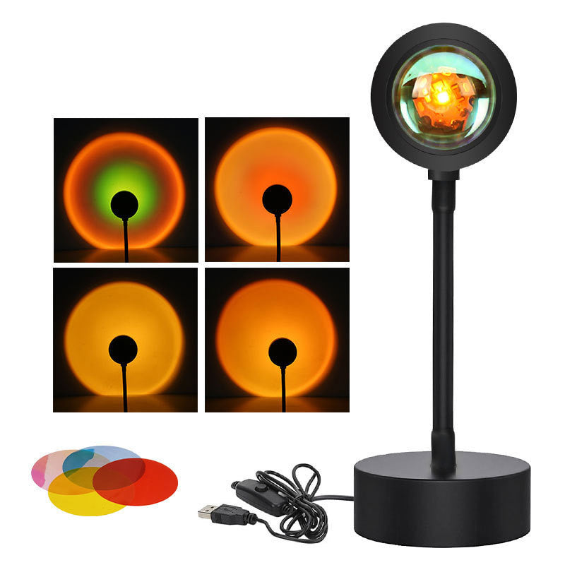 Sunset Projection Lamp Sunset Projector Night Light Wall Decoration Lighting - NOMAN STORE LLC