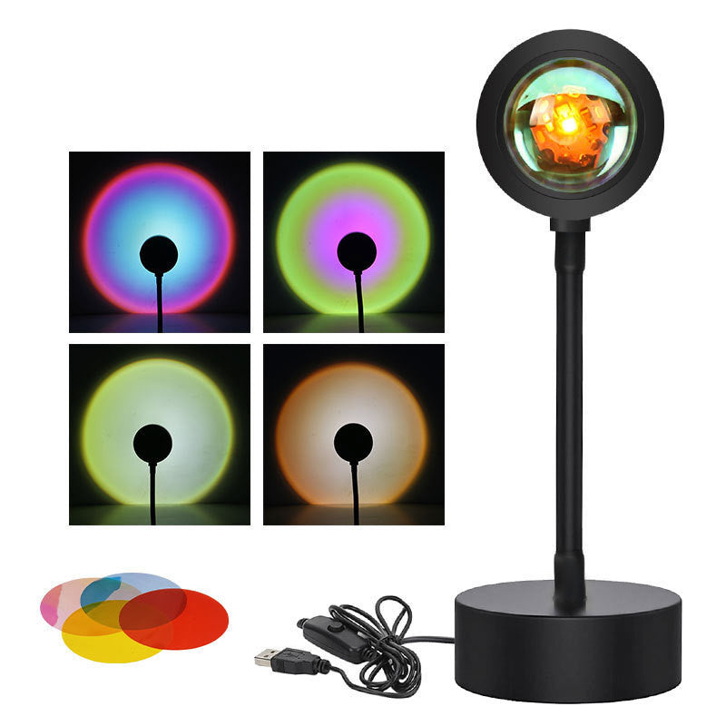Sunset Projection Lamp Sunset Projector Night Light Wall Decoration Lighting - NOMAN STORE LLC