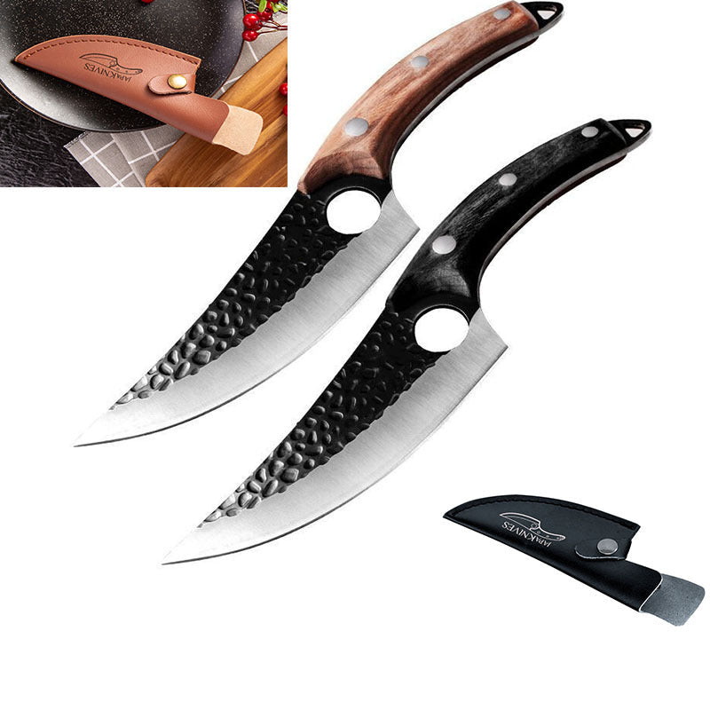 Slaughter Cutting Meat Boning Small Scimitar Special Skinning Killing Pigs Butcher - NOMAN STORE LLC