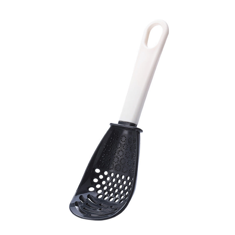 Multifunctional Slotted Spoon Grinding Cooking Spoon Mashed Auxiliary Food Ginger Garlic Spoon Press Potatoe Stir-frying Spatula Kitchen Gadget - NOMAN STORE LLC