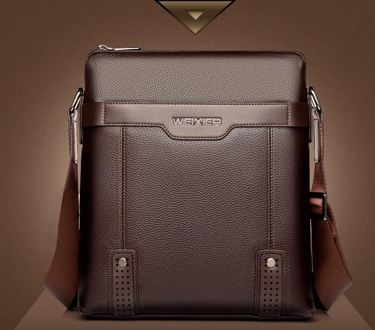 Fashion PU Leather Men Messenger Bags - NOMAN STORE LLC