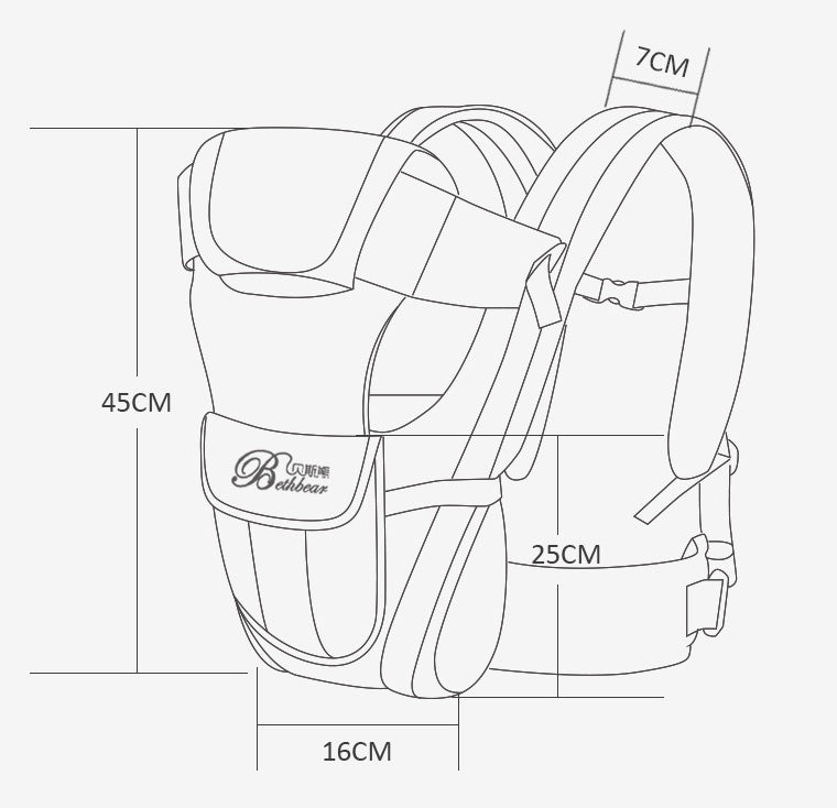 Double Shoulder Baby Carriers Mother and Child Travel Supplies - NOMAN STORE LLC
