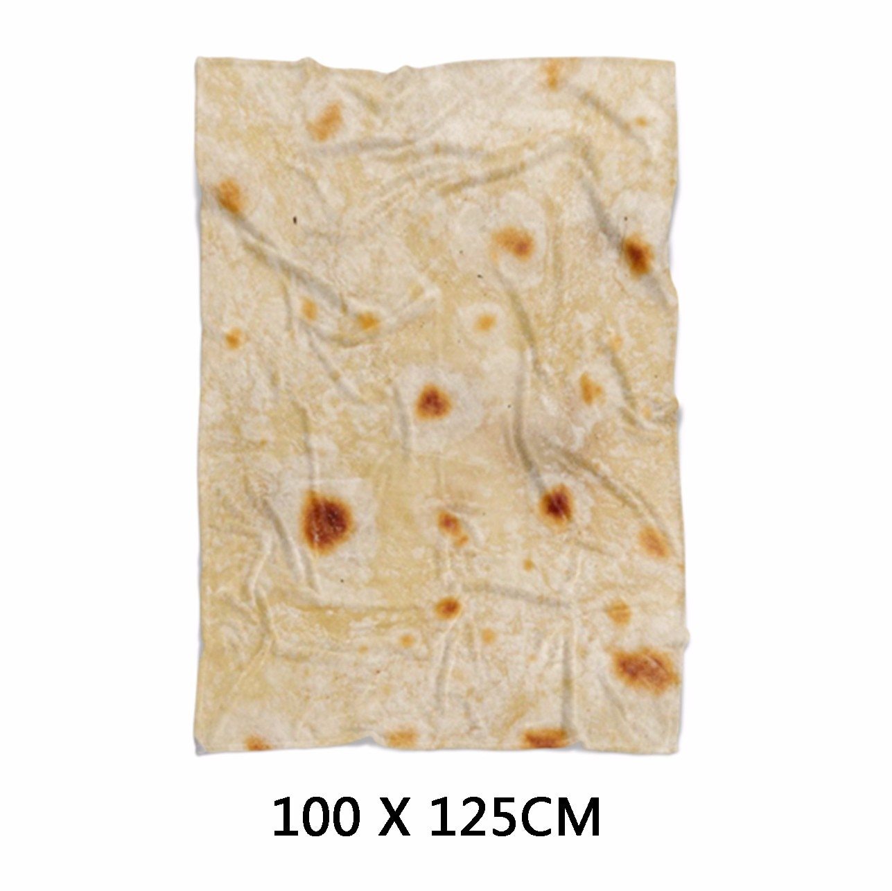 Super Soft Warm Flannel Burrito Blankets 280Gsm Round Shape Airplane Travel Throw Coral Fleece Tortilla Nap Wrap Blankets - NOMAN STORE LLC