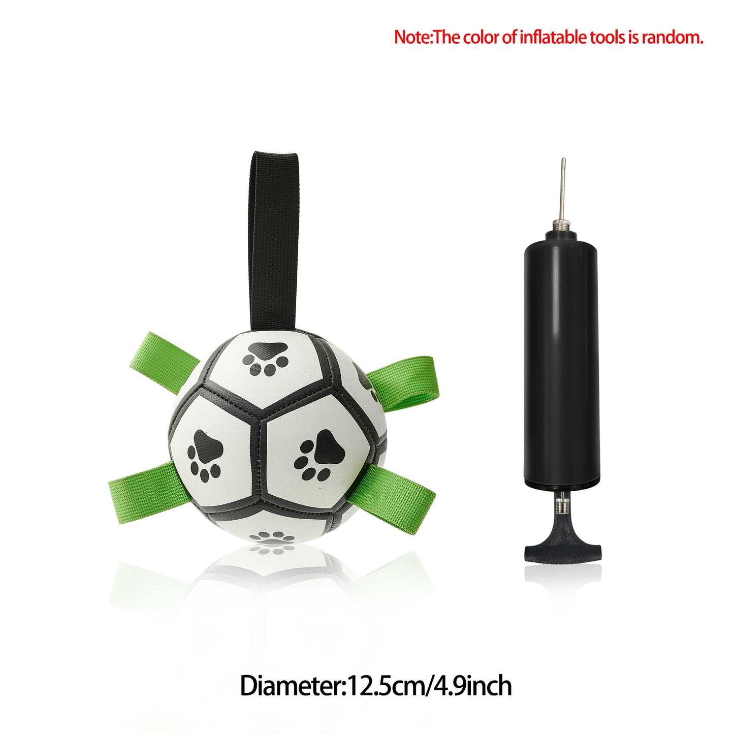 Interactive Dog Football Toy Soccer Ball Inflated Training Toy For Dogs Outdoor Border Collie Balls For Large Dogs Pet Supplies - NOMAN STORE LLC