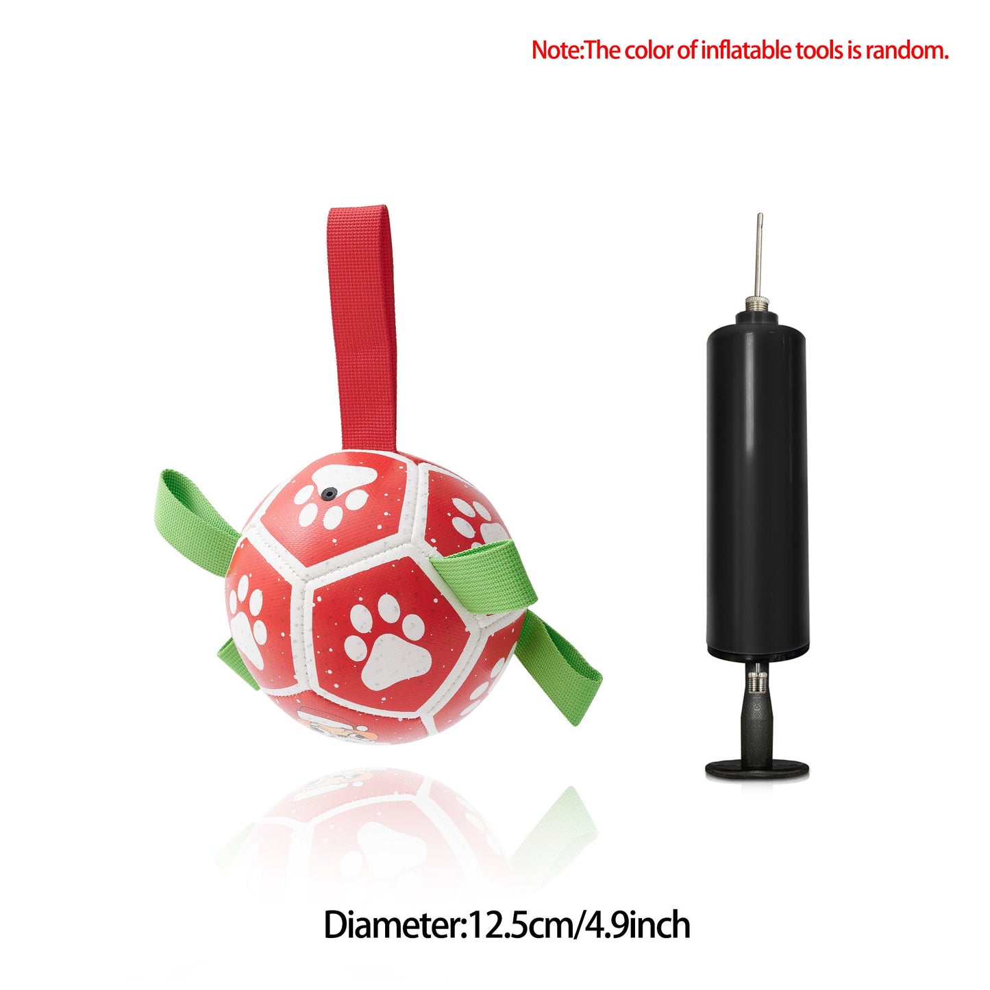 Interactive Dog Football Toy Soccer Ball Inflated Training Toy For Dogs Outdoor Border Collie Balls For Large Dogs Pet Supplies - NOMAN STORE LLC