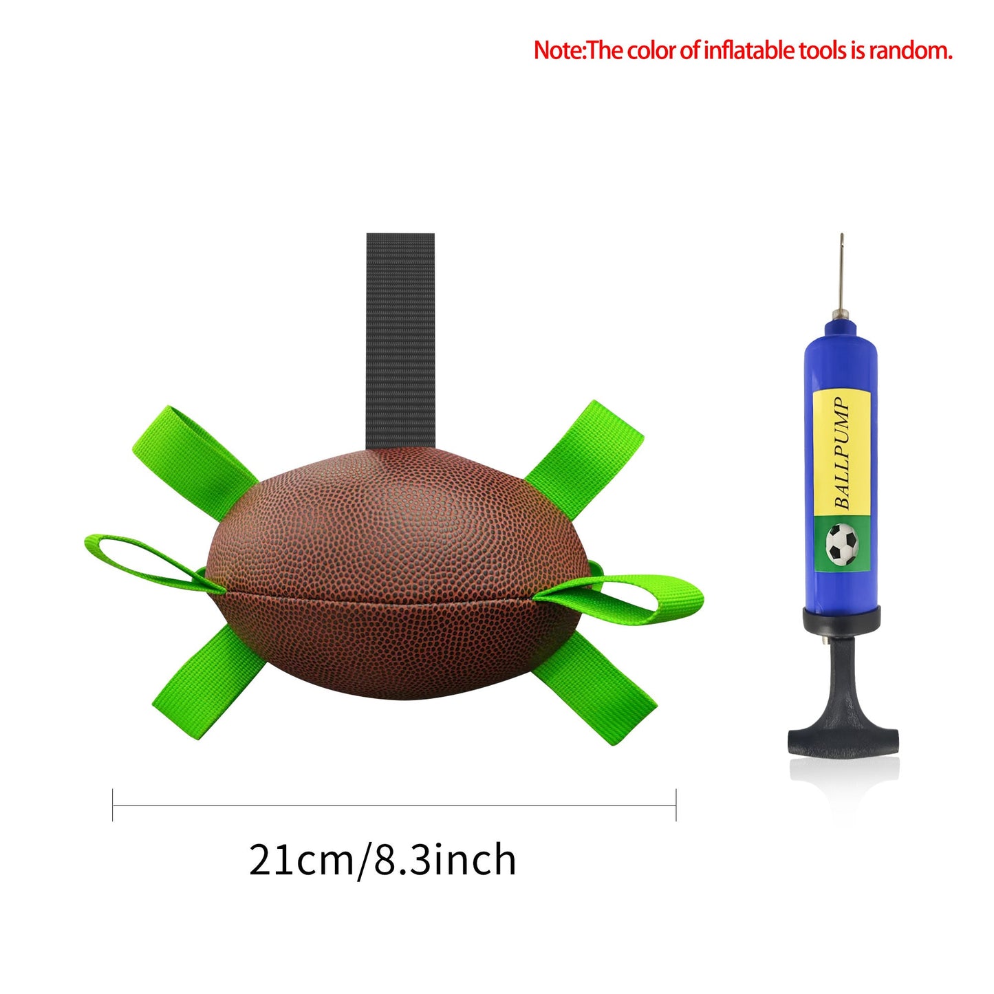 Interactive Dog Football Toy Soccer Ball Inflated Training Toy For Dogs Outdoor Border Collie Balls For Large Dogs Pet Supplies - NOMAN STORE LLC
