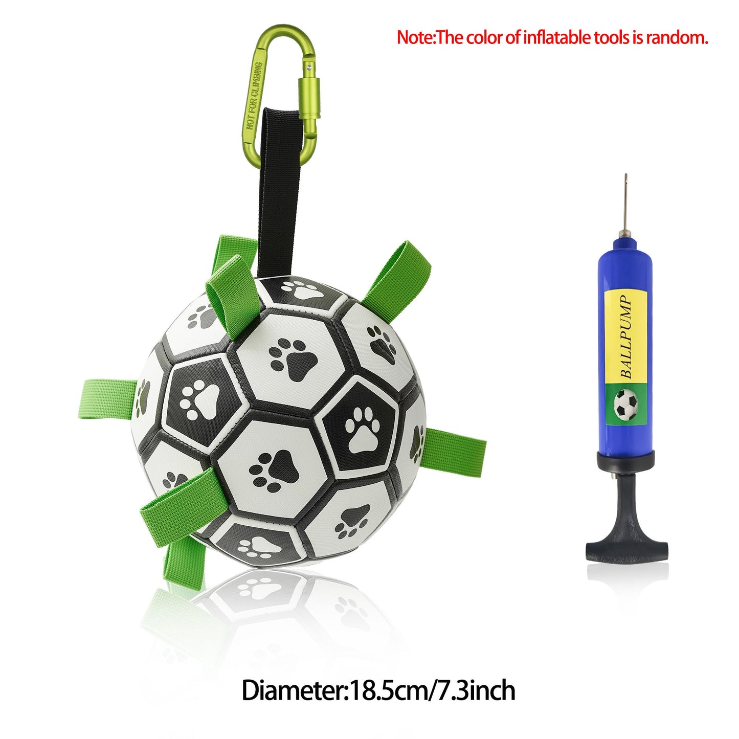 Interactive Dog Football Toy Soccer Ball Inflated Training Toy For Dogs Outdoor Border Collie Balls For Large Dogs Pet Supplies - NOMAN STORE LLC